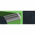 Cornisă de tavan CT 03