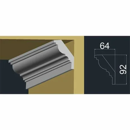 Cornisă de tavan CT 08