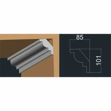 Cornisă de tavan CT 10