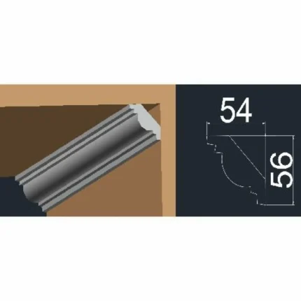 Cornisă de tavan CT 17