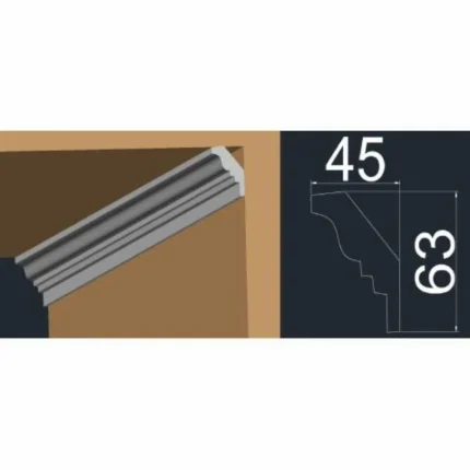 Cornisă de tavan CT13