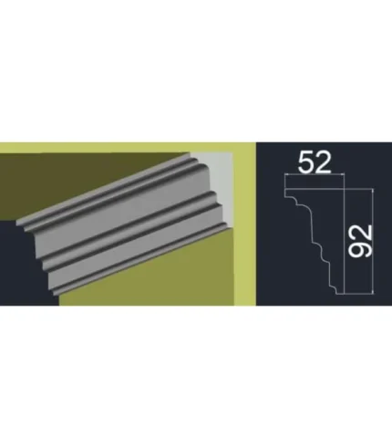 Cornisa interior și exterior CIE 15